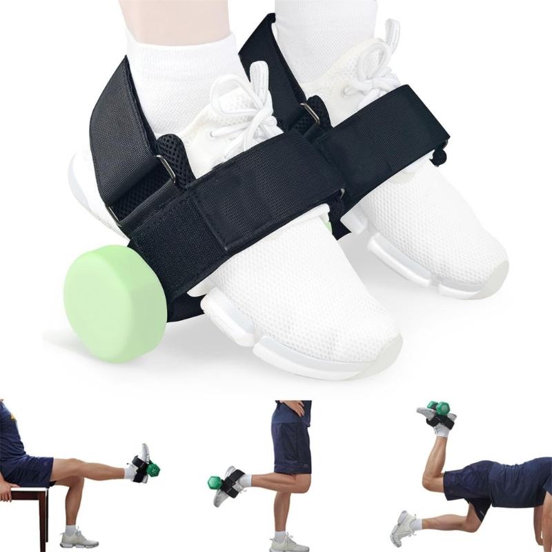 1/2pcs Adjustable Weight Dumbbell Ankle Strap Tibialis Trainer Foot Strap for Working Out Strength Training Easy to Use