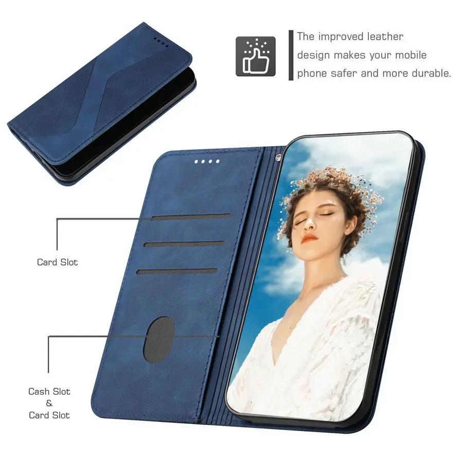 Магнитный кожаный чехол-кошелек для Xiaomi Poco F8 X7 F7 M7 X6 F6 X5 F5 M4 X4 Pro F7 Ultra 5G для Poco C75 C65 X3 NFC M7 Plus