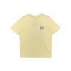 Cartoon Fun Letter Print Crew Neck Short Sleeve T-Shirt Men Tops Yellow VN0A7PZG86V