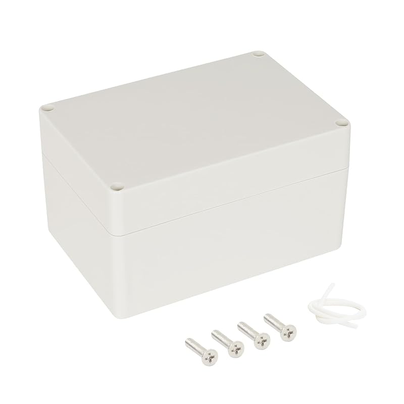 LeMotech Водонепроницаемая пылезащитная IP65 Пластиковая ABS Распределительная коробка Универсальный корпус для электрических проектов Светло-серый 3,3 x 2,3 x 1,3 дюйма (83 x 58 x 33 мм)