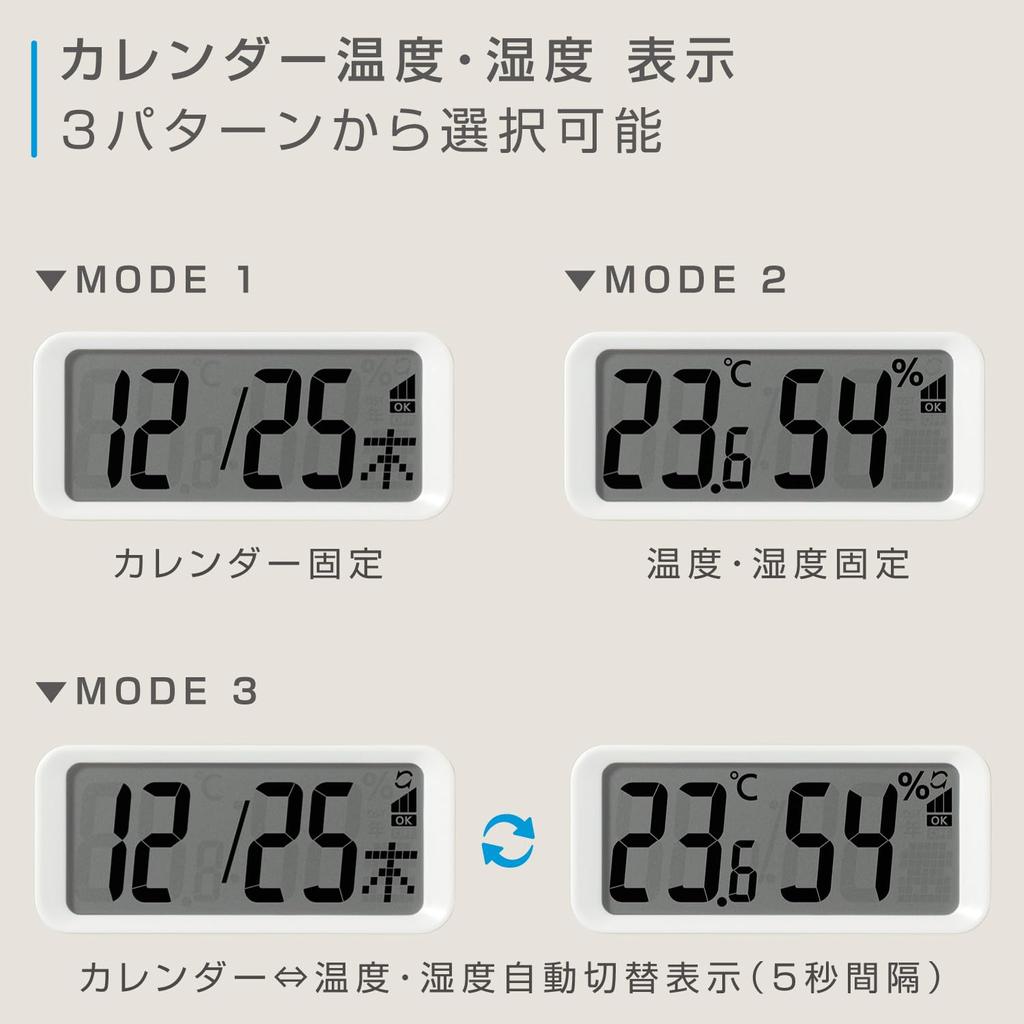 RHYTHM Настенные часы Citizen с радиоприемником, аналоговые, температура, влажность, календарь, ЖК-дисплей, тихие, непрерывная секундная стрелка, белые CITIZEN (Цифровой дисплей) 30x5.1см