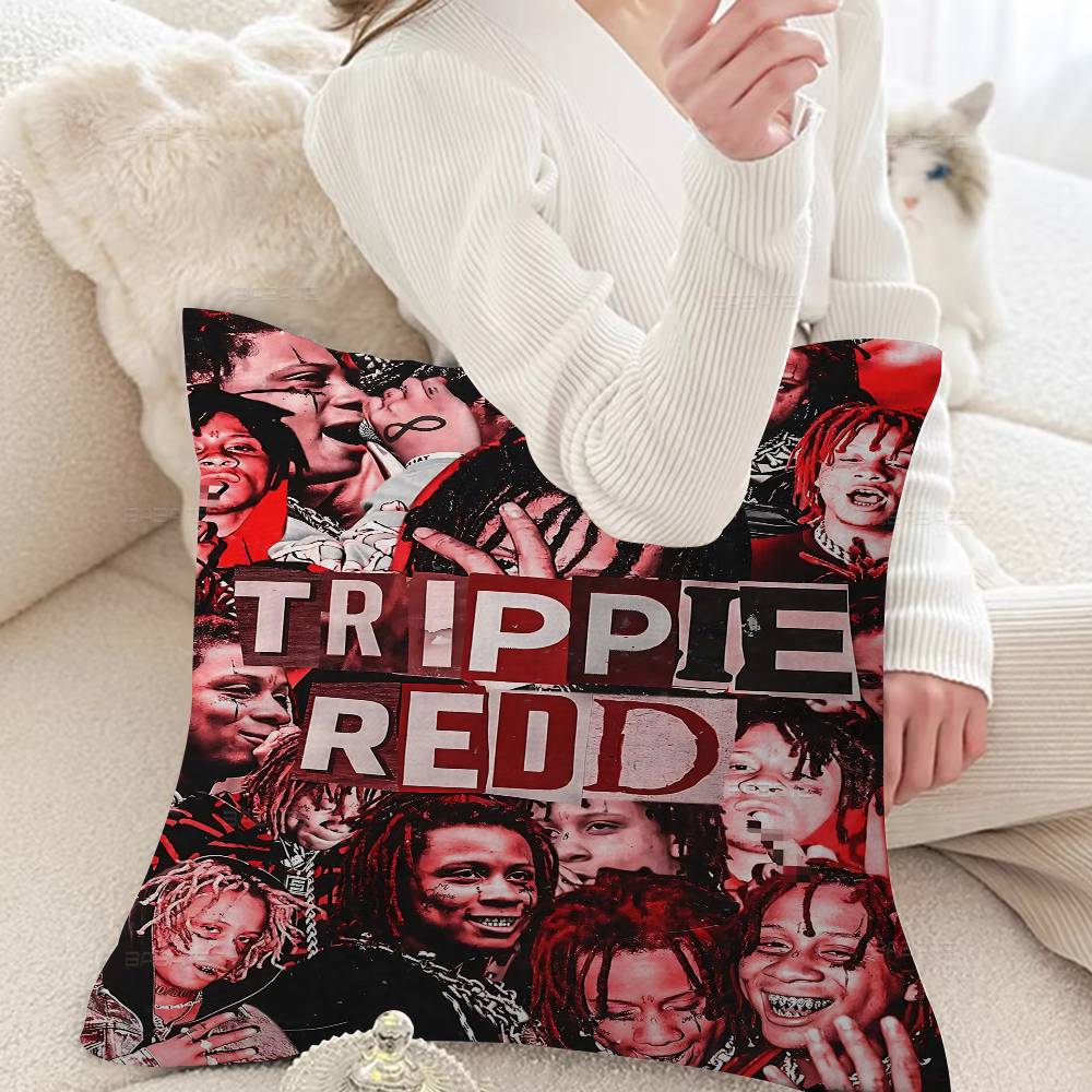 Trippie Рэпер Певец Redd Наволочка Чехол для подушки Декор Наволочка Чехол для подушки с принтом Для дивана