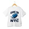 GAME ON American Football Printed T-shirt NYC Trendy Crew Neck NFL Team Fan Tee
