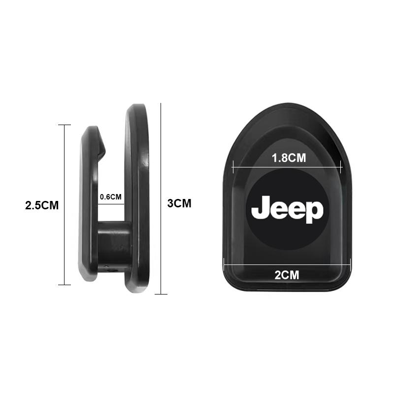 Mini Car Hooks USB Cable Headphone Key Storage Hooks For Jeep Wrangler Grand Cherokee Compass Renegade Tyre Stem Air Caps