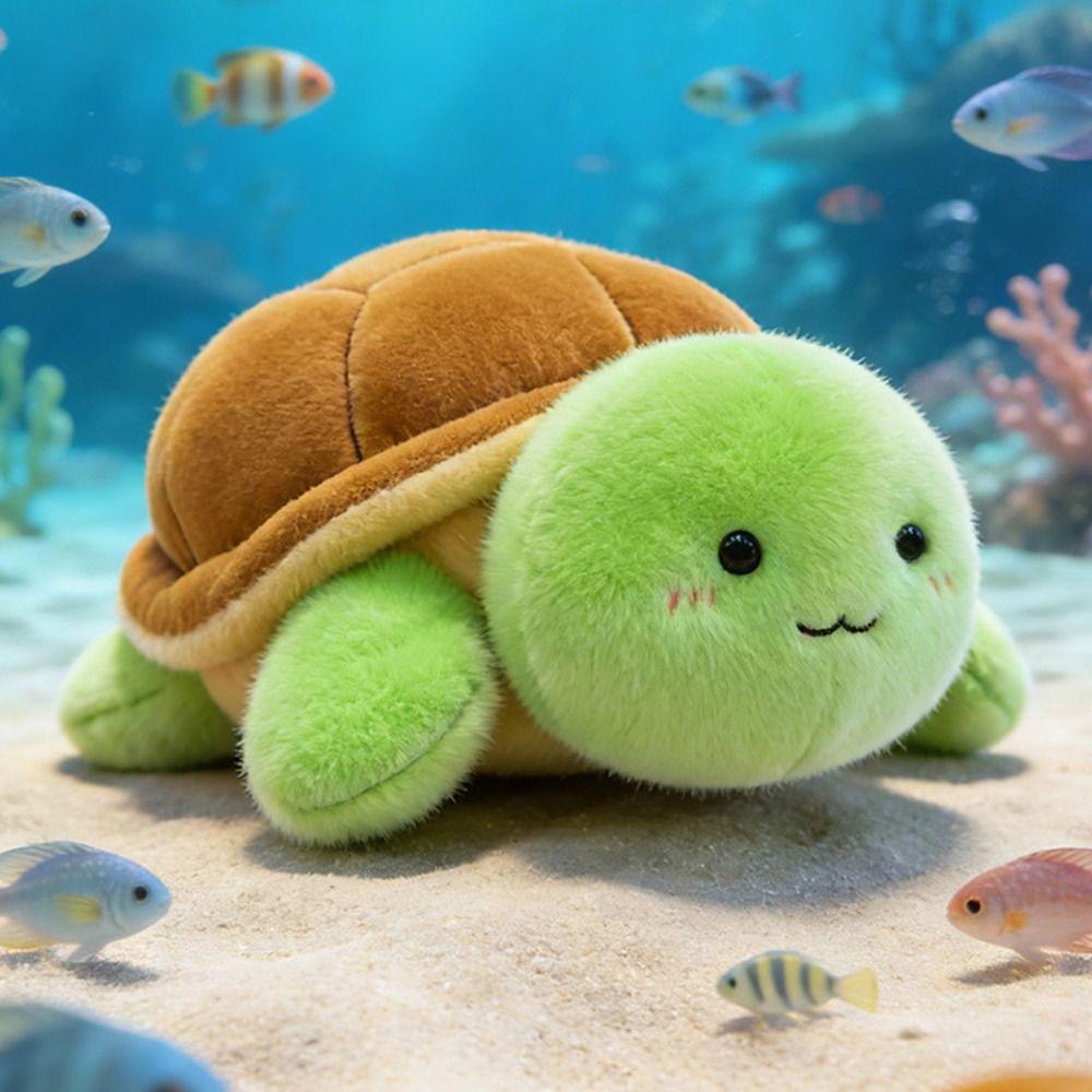 Collection Bread Tortoise Plush Toys Fluffy Turtle Doll Throw Pillow Car Decor