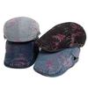 Spring Fashion Print Denim Women's Beret Summer Soft Top Breathable Sun Visor Hat Men Flat Cap Newsboy Caps Adjustable