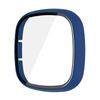 Стекло+Чехол Полный для Fitbit Versa 3 Защитный Чехол Защита Экрана Жесткий ПК Матовый Бампер Оболочка для Fitbit Sense Всесторонняя Защита