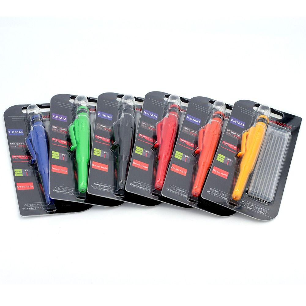 Набор столярных карандашей с длинным грифелем Набор карандашей для плотника Принадлежности для плотников и инженеров