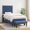 3136651 vidaXL Divan Bed with Mattress Blue 90x200 Cm Fabric