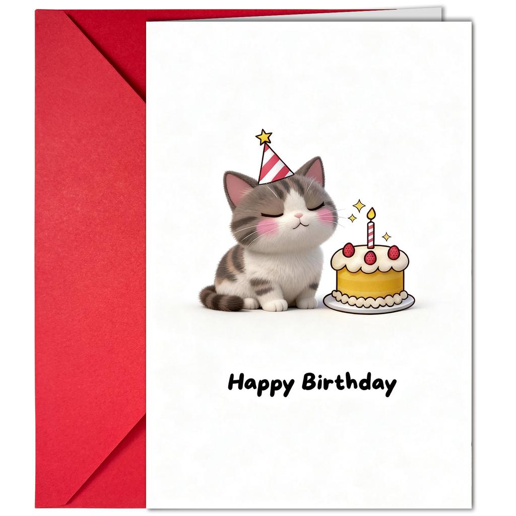 10 Cartoon Birthday Card Envelopes Set With A Variety Of Creative Birthday Greeting Cards