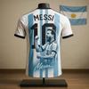Новая Хит Продаж Messi Праздничная Версия Спортивная Футболка Повседневная Уличная Дышащая Быстросохнущая Удобная Майка Семейный Комплект