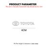 3D Metal Car Interior Decorative Badge Emblem Sticker for Toyota Camry Corolla CFFSGH5 Prado Hilux Yaris Supra Fortuner Auto Accessories