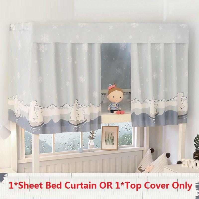Functional Dormitory Bed Curtain Providing Stylish Mosquito Protection And Blackout Shading