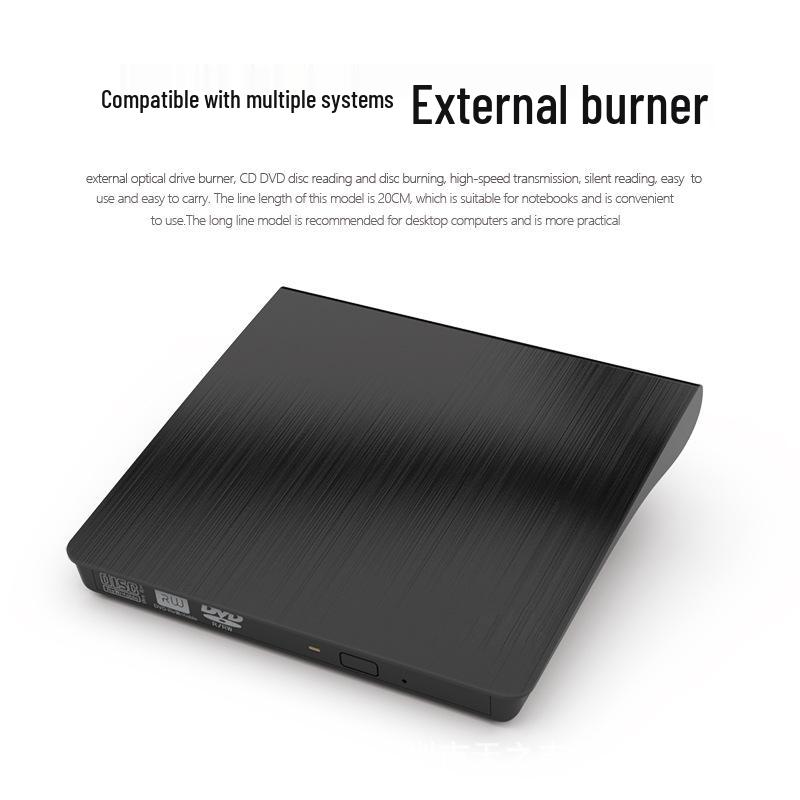 Портативный внешний DVD/CD-резак и проигрыватель USB 3.0 для ноутбуков