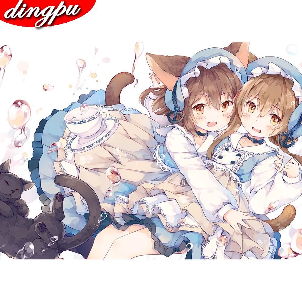 Полная дрель круглая Алмазная картина Мозаика ручной работы Подарочная вышивка Украшение дома