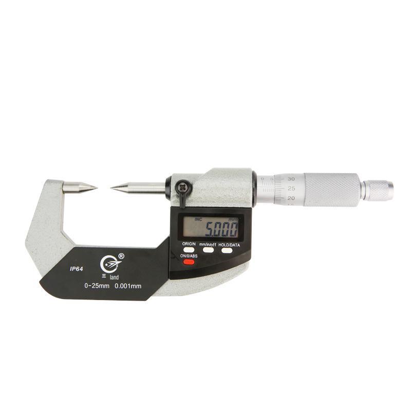 Single & Double Pointed Round Head Spline Probe Digital Caliper with 0-25mm Crimp Height Gauge