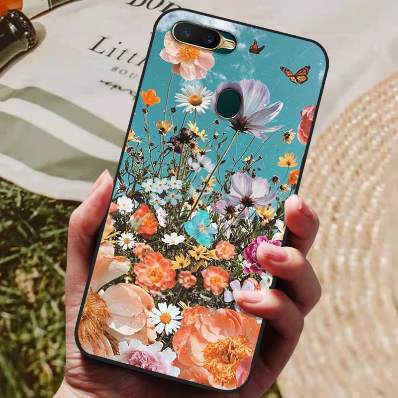 Чехол для OPPO A5S 6.2" Мягкий силиконовый ТПУ Задняя крышка телефона Для Oppo A5s CPH1909 AX5S Чехлы Oppo AX7 A7 Бампер Fundas Coque Оболочка