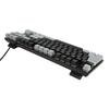 Mechanical Keyboard 87 Keys Blue   RGB Backlit Contrast Color Ergonomic Wired Keyboard for Laptop Desktop PC