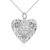 Copper Color Necklace For Women  Exquisite Ladies Heart shape Copper Plated  stamp Heart Po Frame pendant jewelry