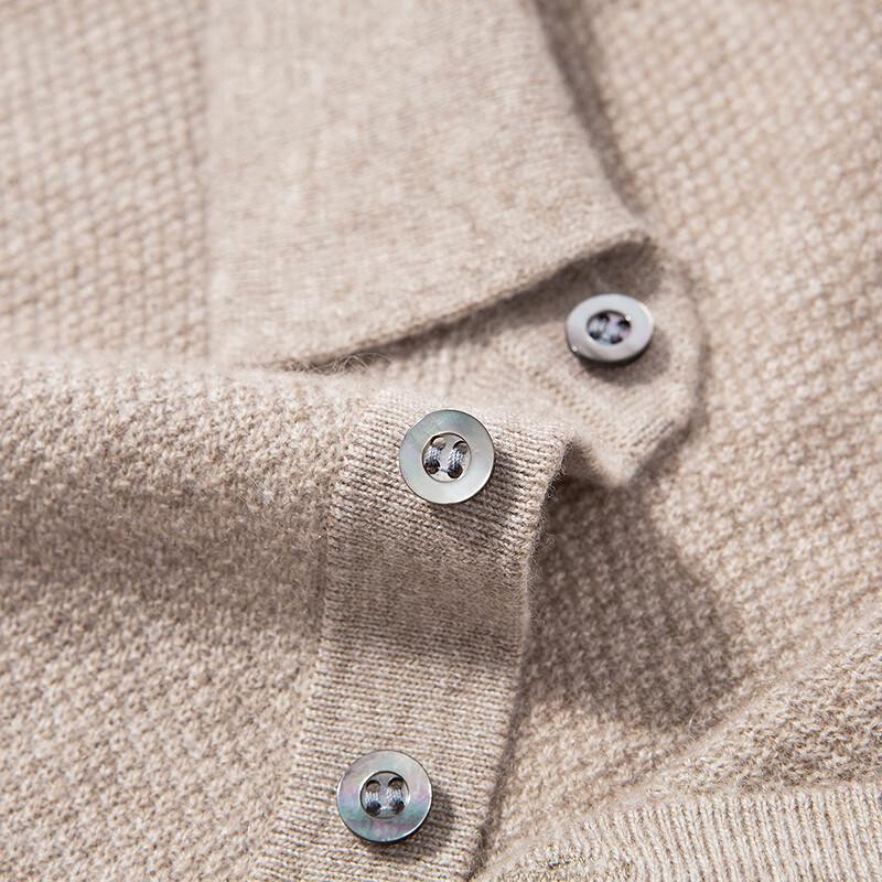 Мужской свитер FAPAI из кашемировой смеси с лацканами