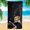 Anime Deathh Notes Towel Towel Soft Pool Gift For Travel Gym Shower Camping Quick Dry Sports Large Beach Towels