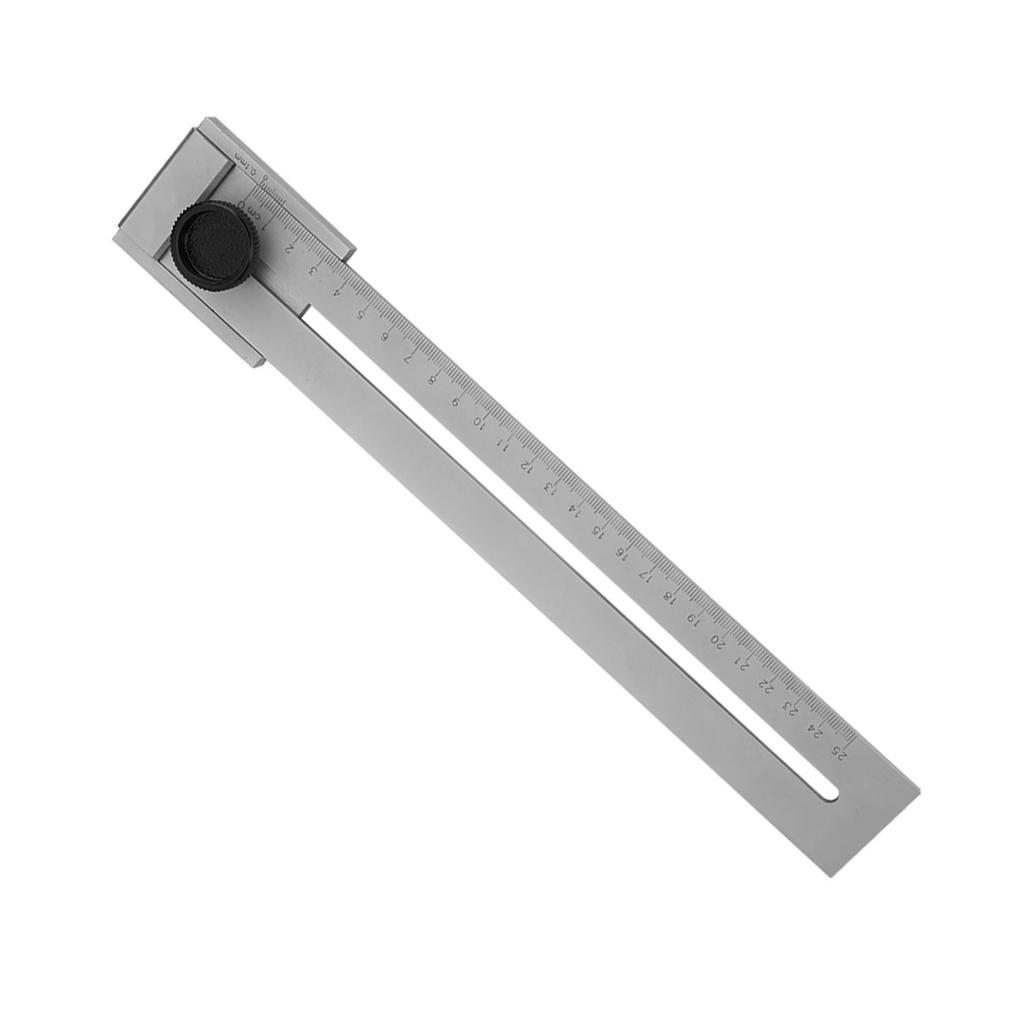 0250mm Measurement Range High Accuracy Woodworking Marking Ruler Gauge Measurement Tool