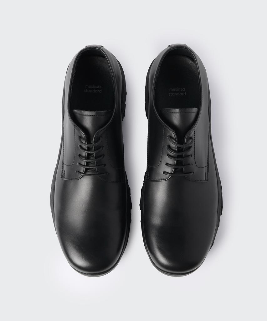 Musinsa Standard Round Derby Sneakers [Black]
