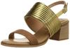 Et Sandals MJJT04323 Gold Combination Cm [Mode Giacomo] Women's 22.5