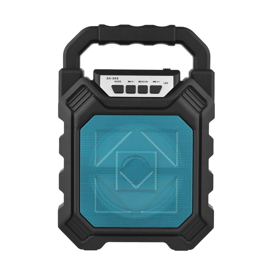 Portable BT Karaoke Machine Rechargeable Cordless Outdoor Speaker Battery Powered with Microphone