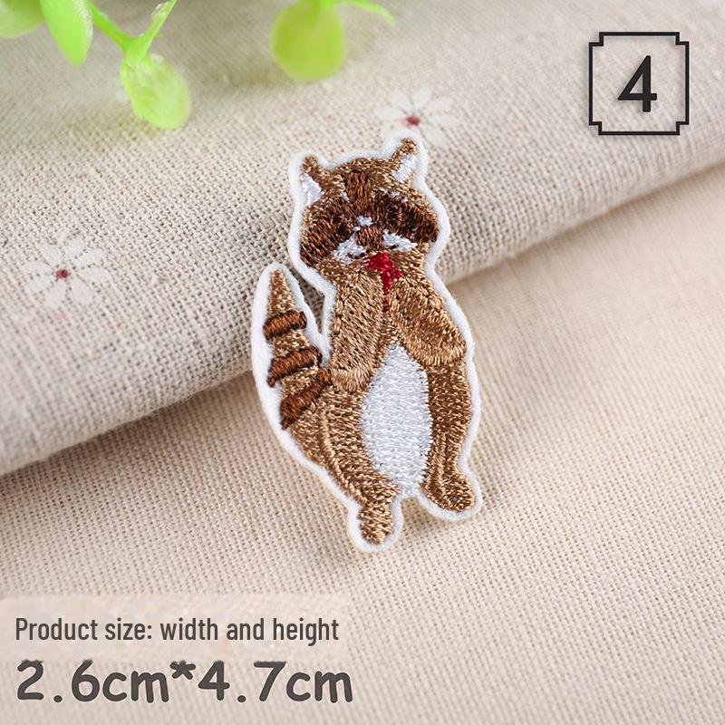 Очаровательная нашивка с изображением маленького животного для детской одежды