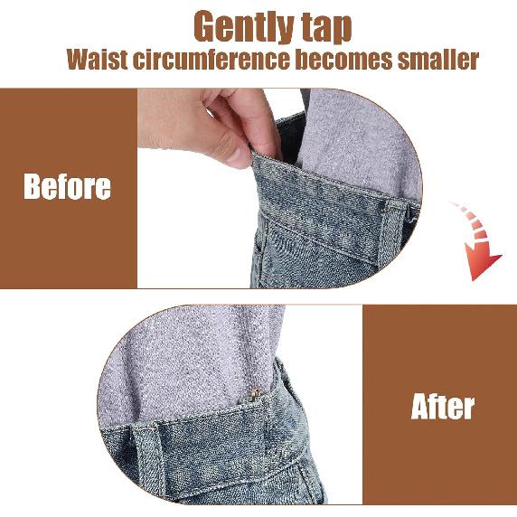 30pcs Pant Waist Tightener Metal Clips for Loose Jeans, Reble Waist Cincher Clip, Adjustable Pant Clips for Waists Tightener, No Sewing Required