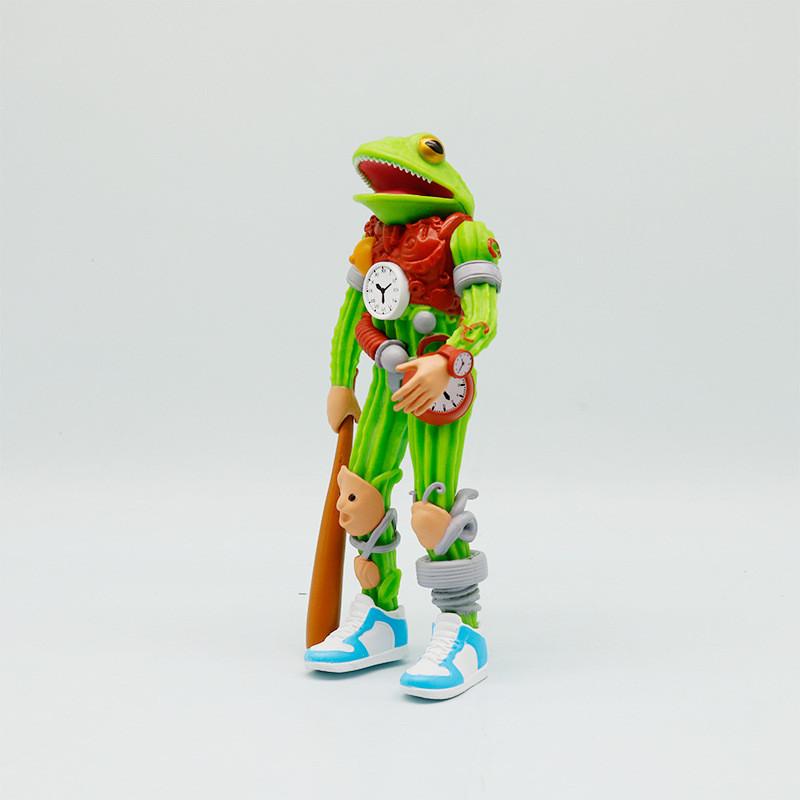 Итальянский Бред Аль Кактус Часы Фьюжн Монстр ПВХ Игрушка с Дизайном Кроссовки для Декора Детской Игровой Комнаты