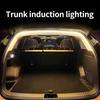 Car high brightness trunk lighting ambient light interior decoration LED wiring free automatic sensing tailgate light strip