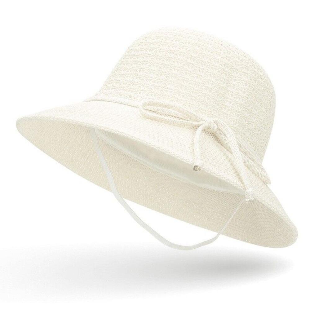 Sun Protection Ladies Panama Caps Wide Brim Straw Hat New Bucket Hat Summer