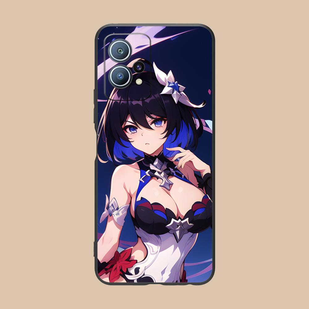 HSR Seele Матовый ТПУ Чехол для Мобильного Телефона для Huawei P60 P50 P40 P30 P20 P10 P9 P8 Pro Lite Plus Цветной Печатный Чехол