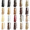 MERISIHAIR Women Long Straight Wrap Around Ponytail Synthetic Fiber Long Straight Wavy Hair Extensions Daily Wear
