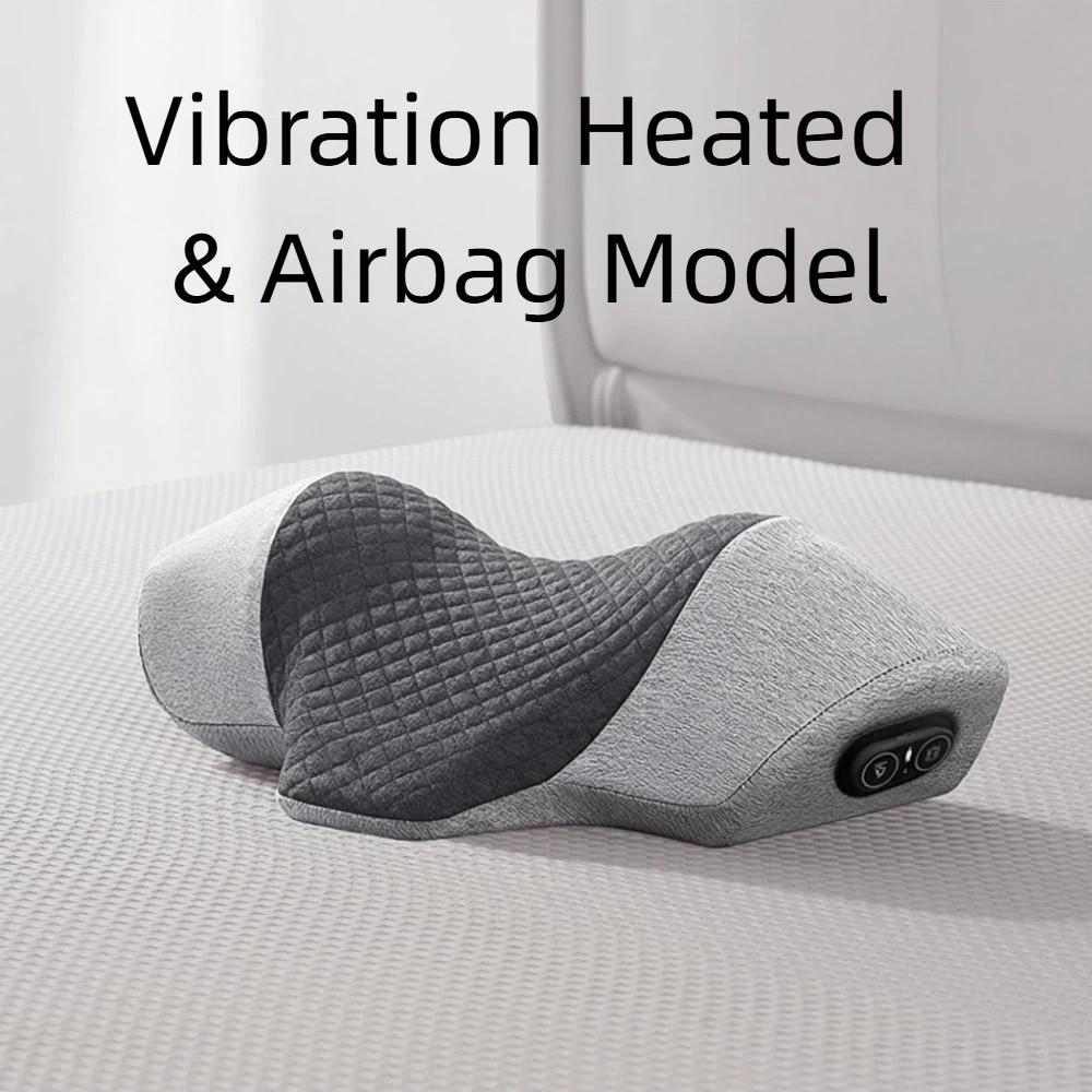 Heating Electric Neck Massager Hot Compress Orthopedic Sleeping Pillow  Home Travel