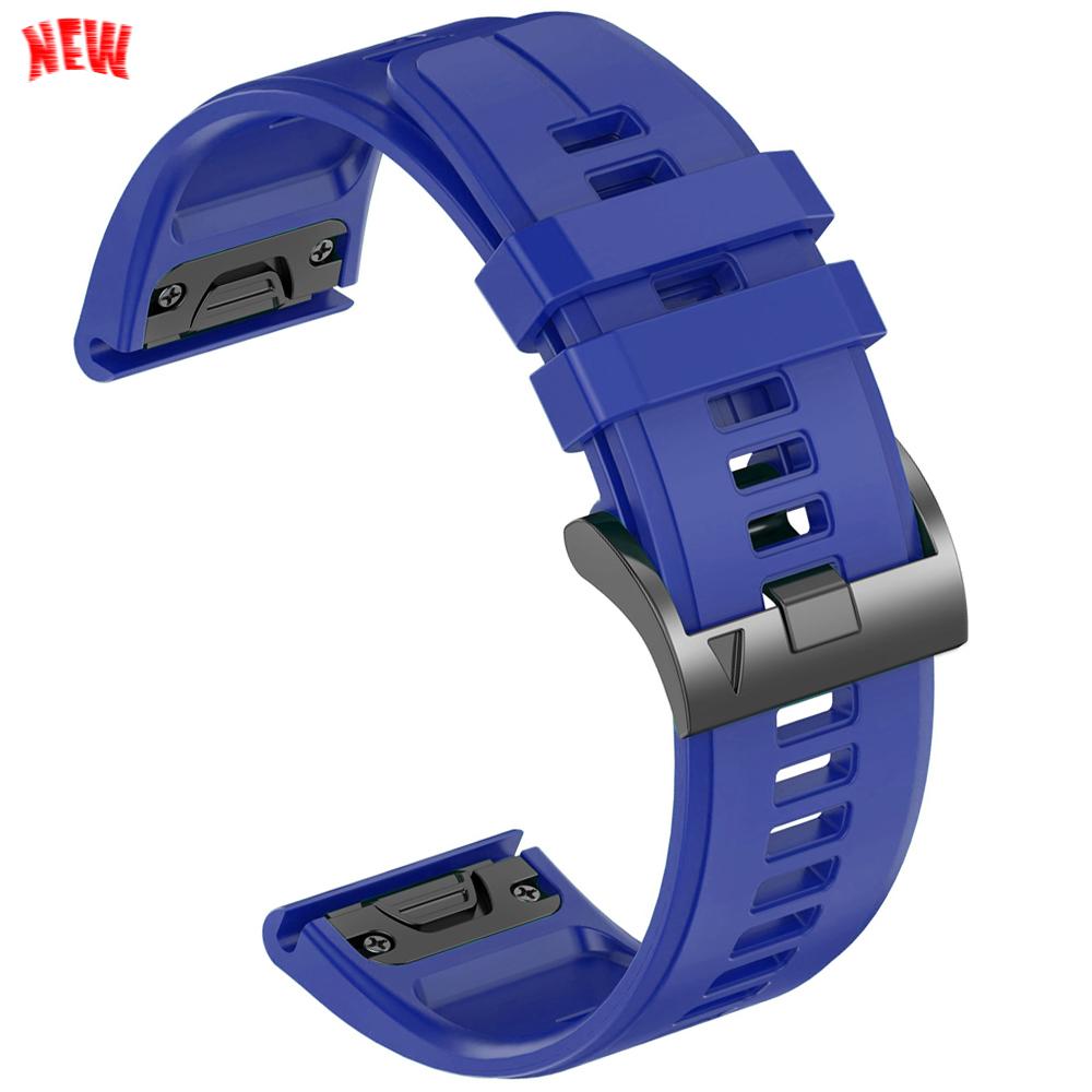 22 мм 26 мм Силиконовый спортивный ремешок QuickFit для Garmin Epix PRO instinct 3 Quatix/DELTA/TACTIX/Fenix 6XPro 7 E 8pro 5XPlus Браслет