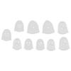 10pcs Guitar Fingertip Protectors Anti Slip Silicone Guitar Finger Guards for Stringed Instruments