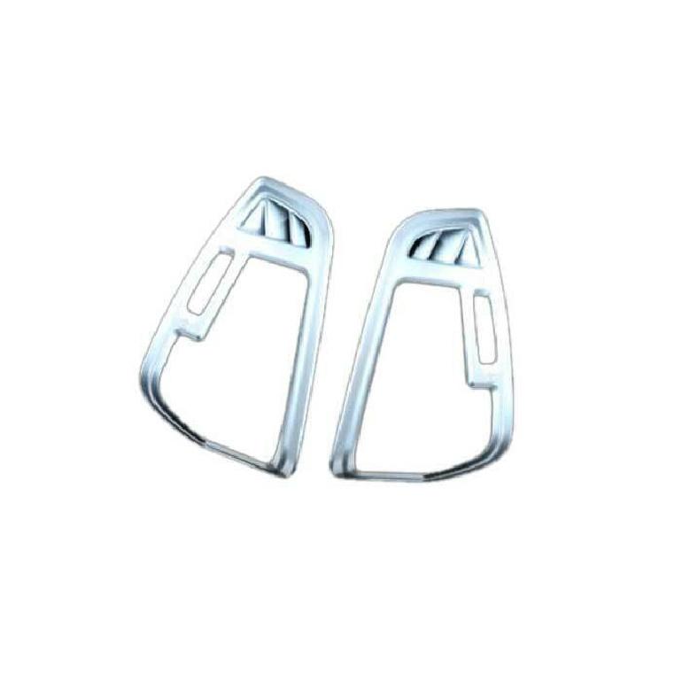 For Ford Escape Kuga 2013-2019 Matte Silver Console L&R Air Outlet Vent Trim 2PC