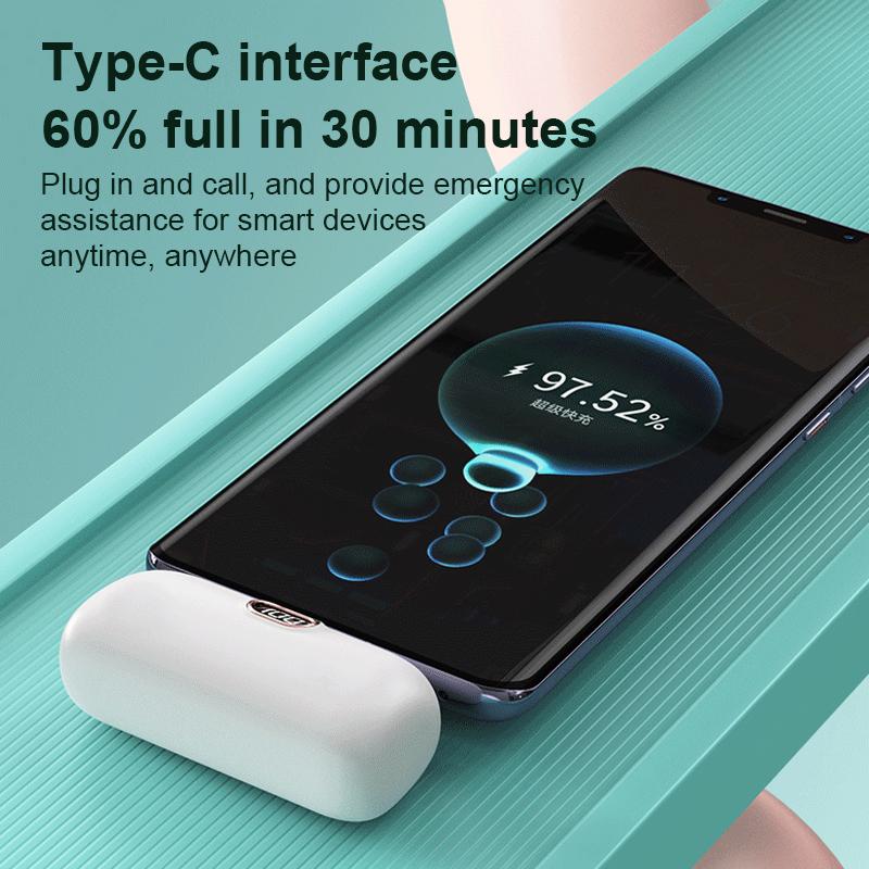 QGeeM Мини Power Bank 5000 мАч PowerBank QC PD Быстрая зарядка для iPhone 14 13 12 Внешний аккумулятор Портативное зарядное устройство для Samsung Xiaomi