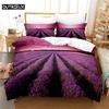 Комплект постельного белья Lavender Manor, комплект пододеяльников, комплект постельного белья с 3D-печатью, комплект постельного белья размера Queen, модный дизайн
