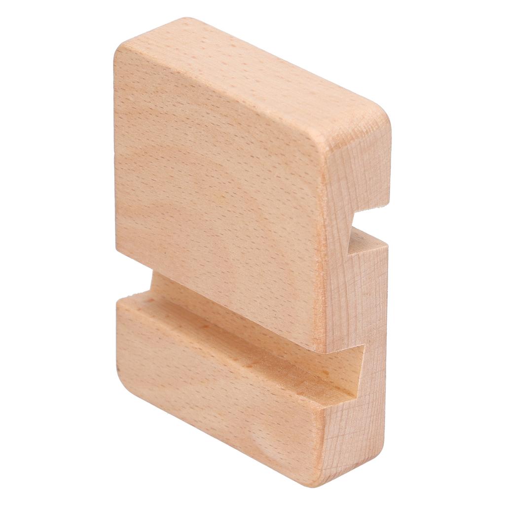 Phone Stand Wooden Compact Durable Universal Simple Stylish Modern Phone Holder for Home