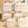 Zipper Closure Marker Pen Storage Bag Watercolor Pen Storage Bag  Art Supplies Storage