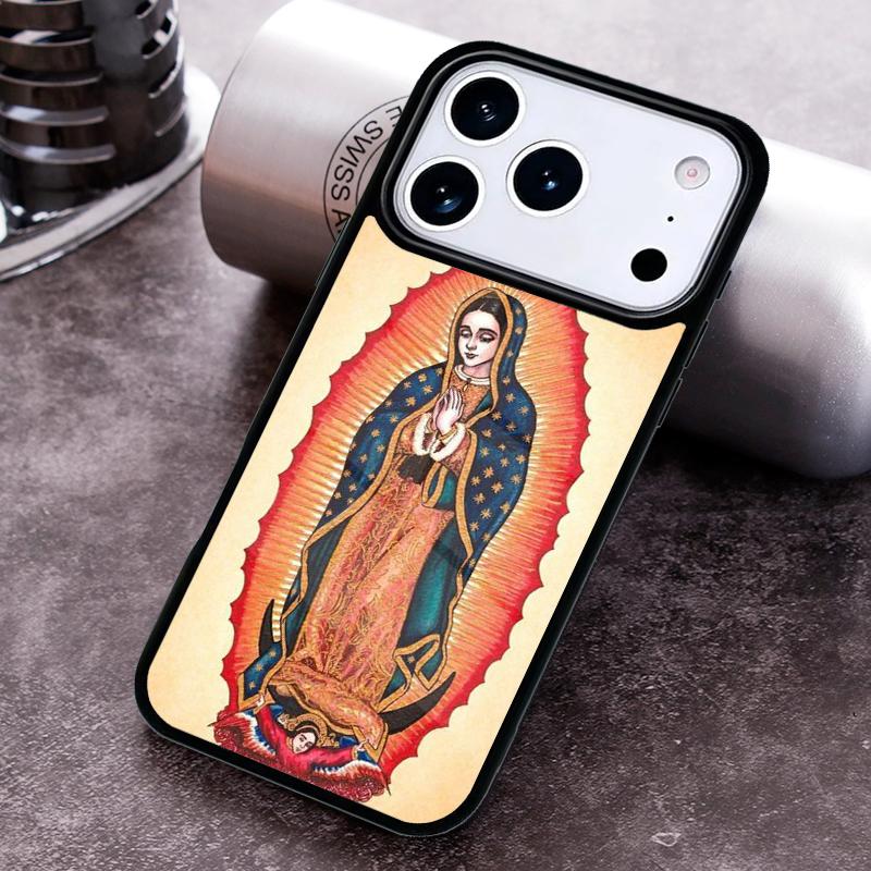 New Virgin De Guadalupe Phone Case for iPhone 17 16 15 Pro Max Air 14 13 12 11 Plus Shockproof Capa Cover