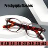 Anti Blue Light Square Small Frame High-Definition Reading Glasses European And American Fashionable High-End Presbyopia Glasses