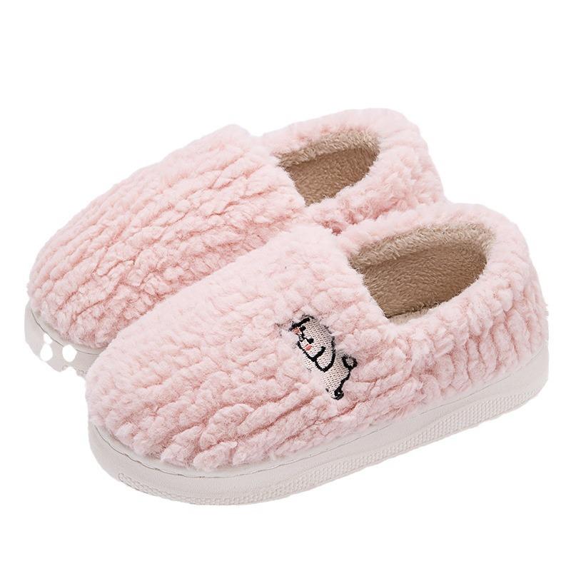 Cotton Slippers Winter Bag Heel 2025 New Indoor Home Thick-soled Velvet Warm Couple Home Cotton Shoes