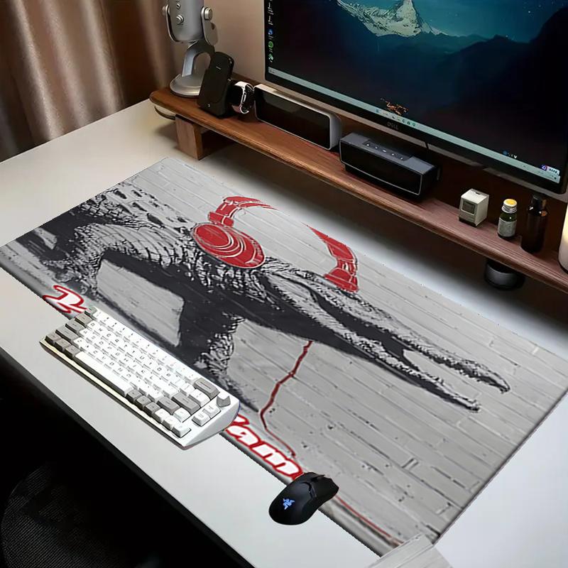 1PC Custom Name Alligator Headphones Artwork Mouse pad, keyboard and mouse desk pad, for computer notebook Birthday Gift For Any Room Or Office