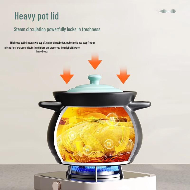 Ведро 4.0 л Керамическая кастрюля для газовой плиты