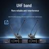 HDCON HT-D820C1 Двухканальная беспроводная настольная система микрофонов на гибкой стойке (Китайская версия)